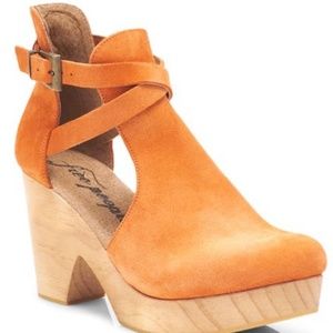 Free People Cedar Clog Orange